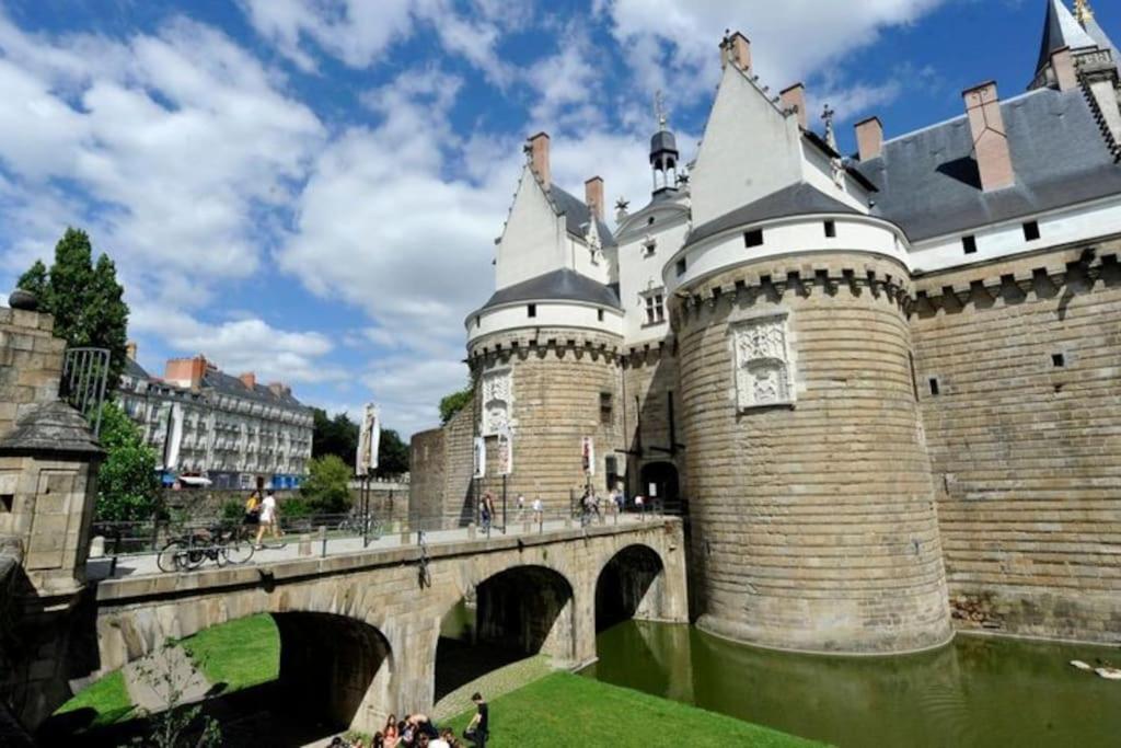 Grande Chambre Independante, Charme, Calme Sur Jardin, Nantes Centre, Acces Prive Par Escalier De L'Immeuble, Sdb & Wc Prives, 10 Minutes Gare Et Palais Des Congres Bagian luar foto